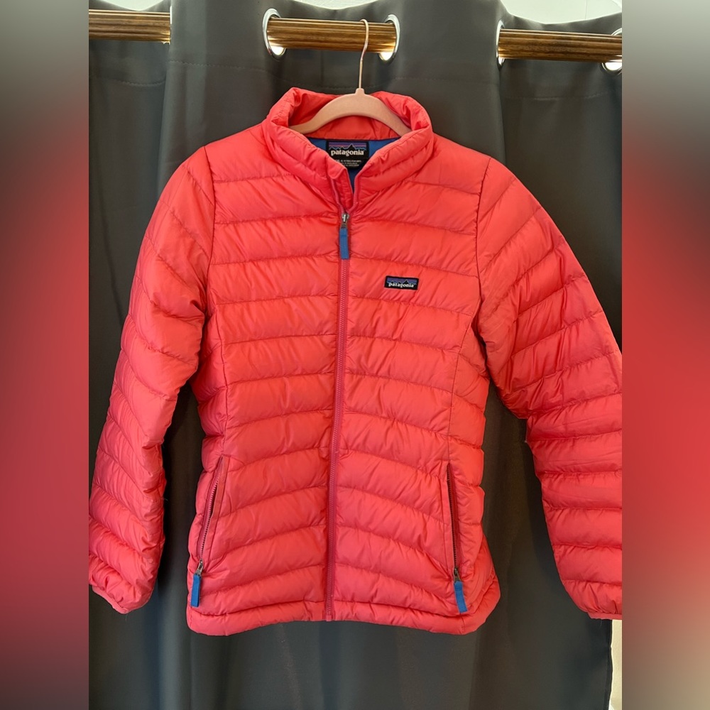 Bright Pink Patagonia Puffer Jacket